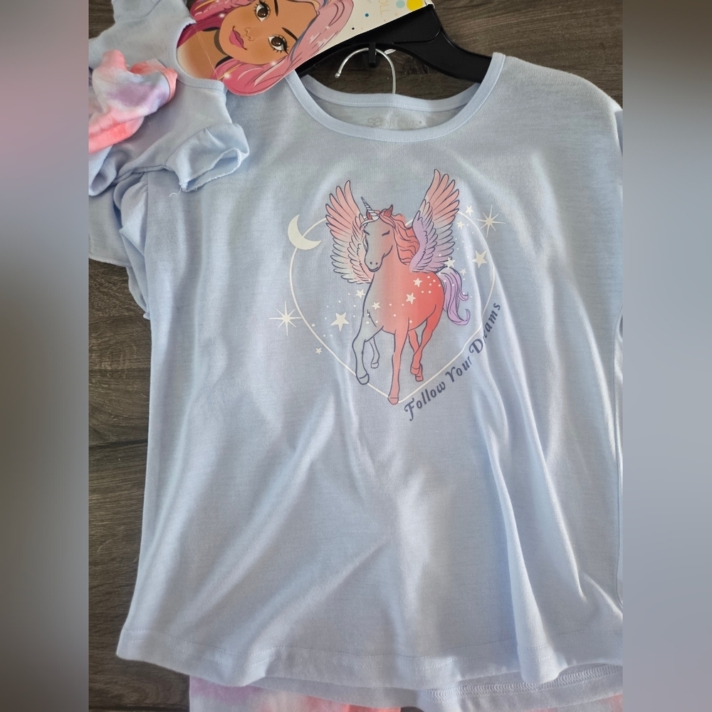 Girls Pajama Set For Dolly & Me Size 8 NWT - Picture 3 of 5